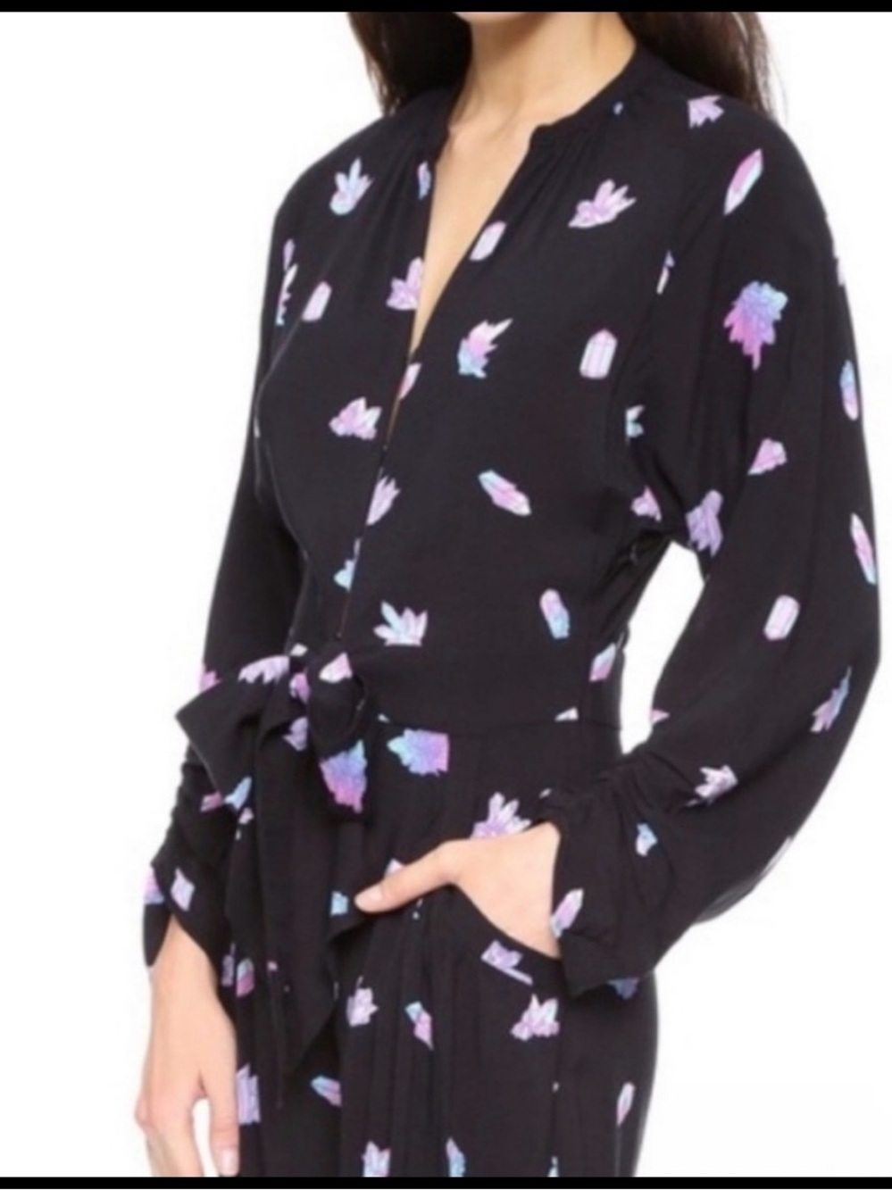 HTF!!! Wildfox Crystal Print Jumpsuit
